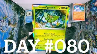 DAY #080 POKÉMON CHALLENGE OPENING X2 BOOSTER PACKS EVERY SINGLE DAY OF 2025: SHROUDED FABLE