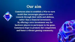 GAMETACUS; A PLATFORM BUILT ON BLOCKCHAIN