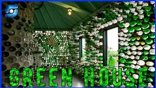 Built a house out of glass bottles - Eco friendly House