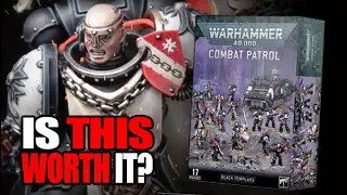 Let's Build Warhammer 40k Black Templars Combat Patrol Unboxing & Value