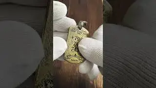 Адресник медальон для собаки ручной работы Готика | Handmade pet id tag, dogtag