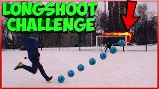 ЗАБИЛ ГОЛ ПО НЕВЕРОЯТНОЙ ТРАЕКТОРИИ|LONGSHOOT CHALLENGE⚽