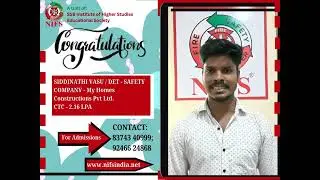 Congratulations on your selection for My Homes groups as DET - Safety.👏👏👏
