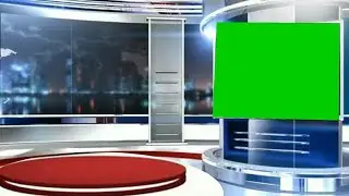 news studio background green screen/3D NEWS Studio background/NEWS studio tabel
