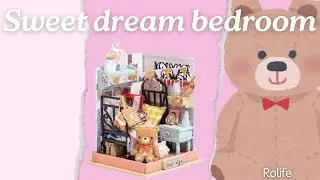 DIY Miniature Dollhouse Kit | Sweet Dream Bedroom