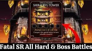 Fatal Shirai Ryu Tower All Bosses & Hard Battles MK Mobile