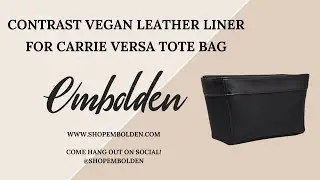Black Liner Option for Carrie Versa Tote