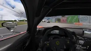 Gran Turismo 7 boring clean race on Interlagos. 2nd place