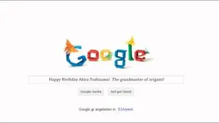 Akira Yoshizawa Google Doodle 2012