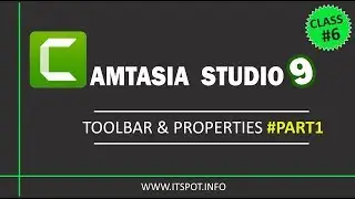 Learn Camtasia Studio 9 | Lesson 6 ( ToolBar & its Properties [part 1]  ) in Urdu / Hindi