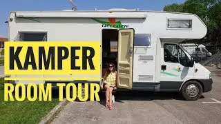 Kamper dla 6 osób w środku jak wygląda - room tour 2