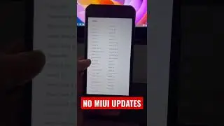 NO MIUI UPDATES 🥲 NO MIUI 14 UPDATE 😨 #miui #miui14 #shorts | New EOS Device List
