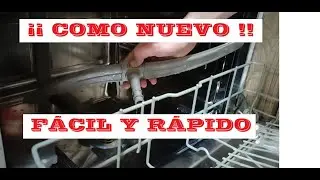 Cómo arreglar lavavajillas que no lava bien con una sencilla limpieza en profundidad.