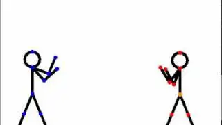 Stickmen fighting