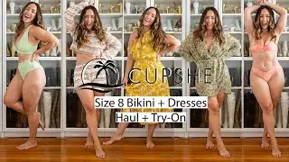 Curvy Size 8 Bikinis, Dresses + 2 Piece Set with Cupshe [+15% OFF w/ code Mer15]