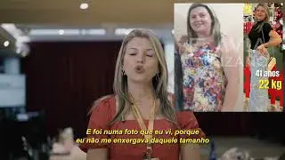 Ela emagreceu 22 KG com método inovador