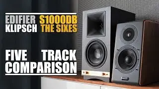 Klipsch The Sixes vs Edifier S1000DB  ||  5 Track Comparison