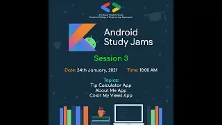 DSCSCOE Android Study Jam Session3