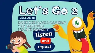 Level 2 Lesson 12 DOES SHE HAVE ...❓Beginner & Elementary Kids English ESL Vocabulary & Grammar