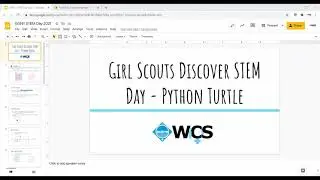Girl Scouts Discover STEM Day 2021: Python Turtle Tutorial