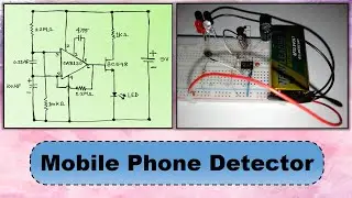 How to make a Mobile Phone Detector | CA3130 IC | BC548 Transistor