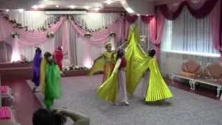 Восточнй танец с крыльями.