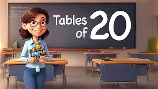 📢 Learn Table of 20 | Easy Multiplication for Kids | Fun Learning 🎉 | 20 Ka Table | Quick Math 🧠�