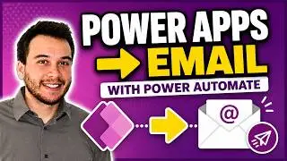 How to Send an Email Using Power Apps and Power Automate | 2023 Tutorial