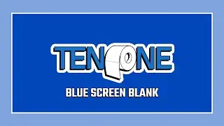 Blue Screen: Chroma Blue Screen Blank (1 hour)
