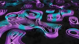 abstract art animation in blender.