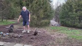 At 73 years old 285 pound deadlift for Christmas 🎄 😄