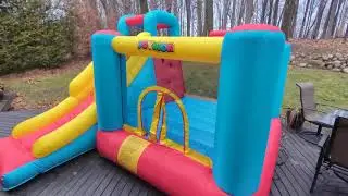 JOYMOR Inflatable Slide Bounce Castle House