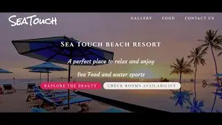 Hotel and Resort Website Landing Page UI Design | HTML - CSS | Speed Code