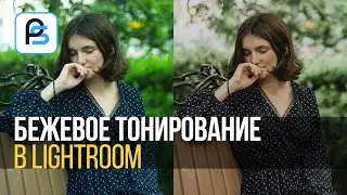 Бежевое тонирование в Lightroom