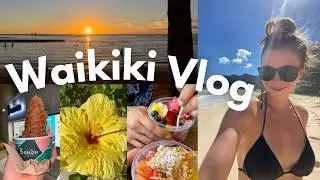 Hawaii Travel Vlog 🌺 Waikiki Beach (Oahu)