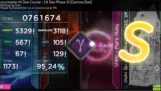 Osu! 11.76★ 7k gamma ln clear
