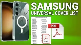 Samsung Universal Cover List | All Running Mobile Back Cover list 2026 | Universal Back Cover list