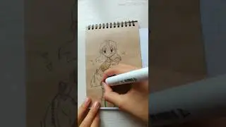 Девочка с хлебом ( speedpaint)