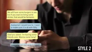 Text Messages After Effects Template