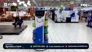 BellaBot can act as a rolling promodizer in supermarkets to help drive up sales | MySolutions Inc.