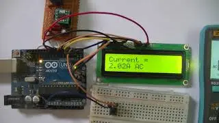 Current measurement using Arduino and LTSR 25 NP current sensor