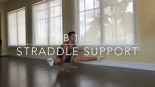 How to straddle press/support | B 102 | aerobic gymnastics