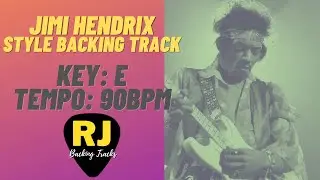 WILD Jimi Hendrix Style Backing Track in E
