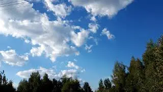 Ускоренное движение облаков