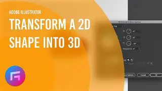 Transform a 2D shape into 3D with Adobe Illustrator