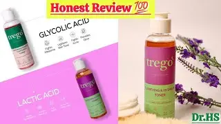trego lactic acid toner review / trego glycolic acid review / trgeo products review 💯