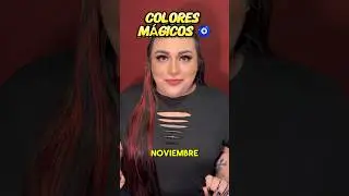 COLORES MAGICOS DEL 11 AL 17 DE NOVIEMBRE 🔮🧿✨ #recetas #hechizos #consejo #bruja #secretodebruja