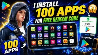 I Install 100 Earning Apps For Redeem Code 🔥