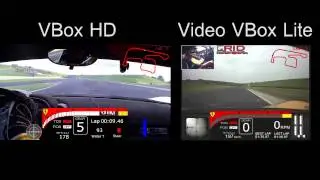 VBox HD & Video VBox Lite Comparison Video on Ferrari 458 Challenge