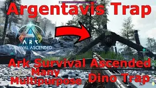 Ark Survival Ascended Argentavis Trap, Ark Multipurpose flying dino trap, Griffin trap Ark Survival